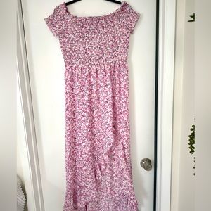 Pink Floral Dress